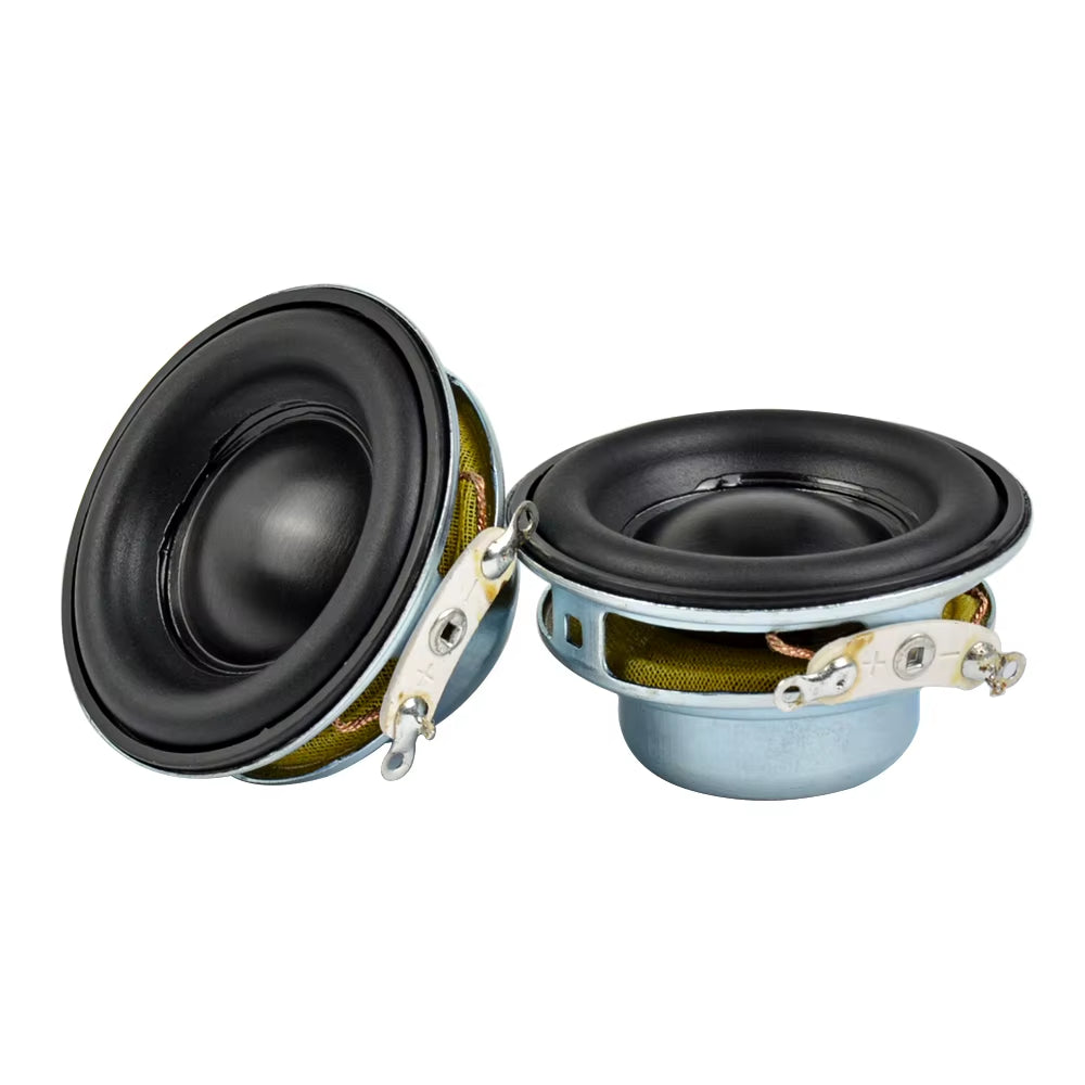 2Pcs 40MM Mini Audio Portable Speakers 16 Core 4 Ohm 5W Full Range Speaker Rubber Side Ndfeb Magnetic Speaker