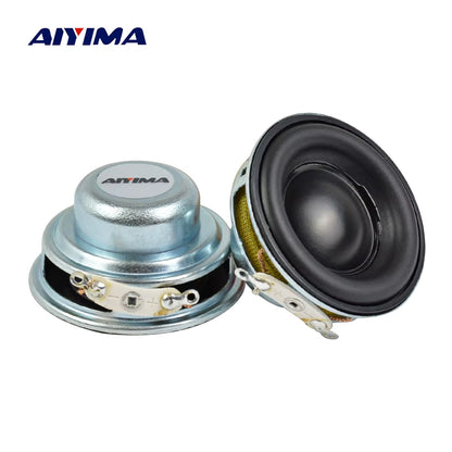 2Pcs 40MM Mini Audio Portable Speakers 16 Core 4 Ohm 5W Full Range Speaker Rubber Side Ndfeb Magnetic Speaker