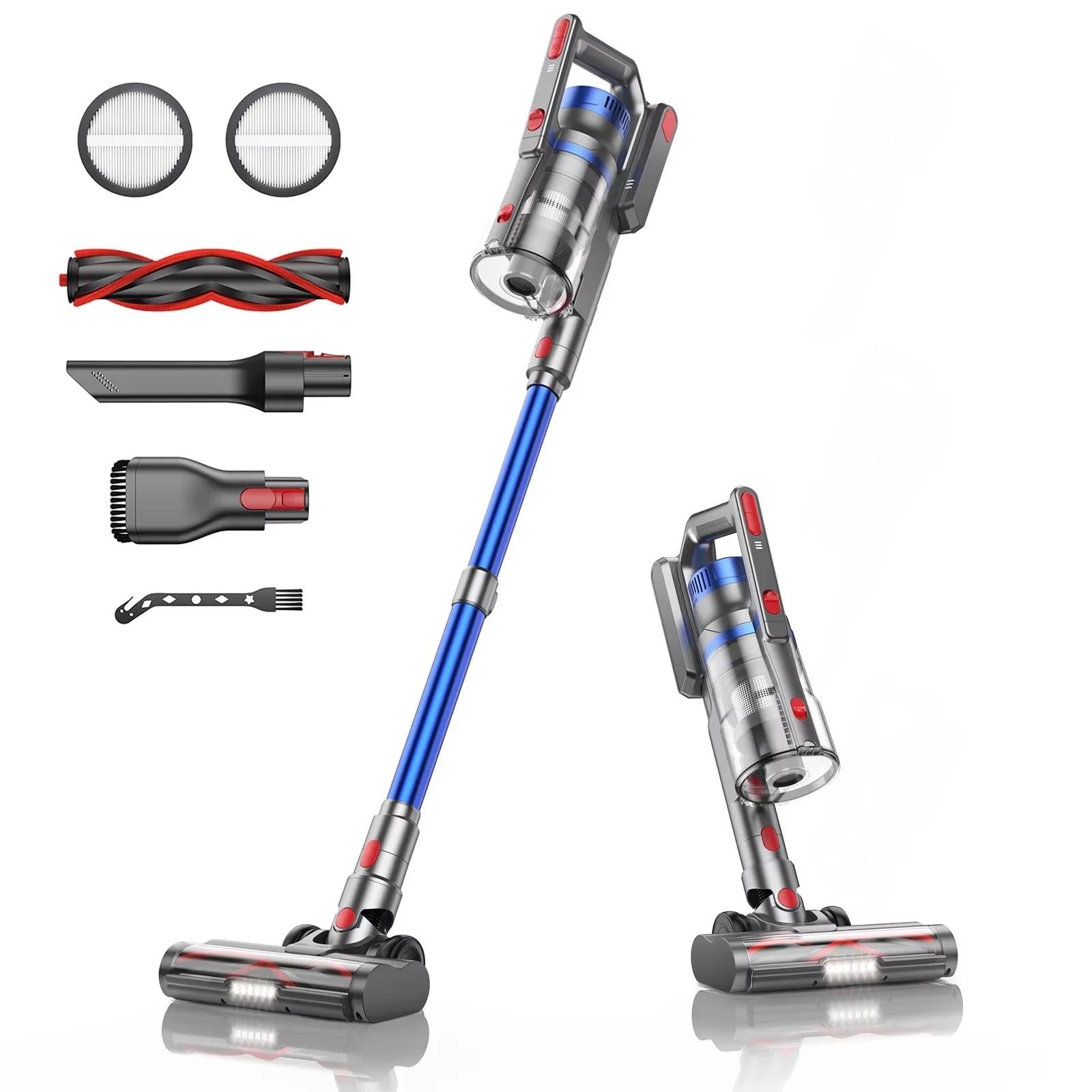 JR500 Cordless Vacuum Cleaners Handheld 55 Mins 36000PA Suction Power Home Appliance 1.2L Dust Cup Removable Battery