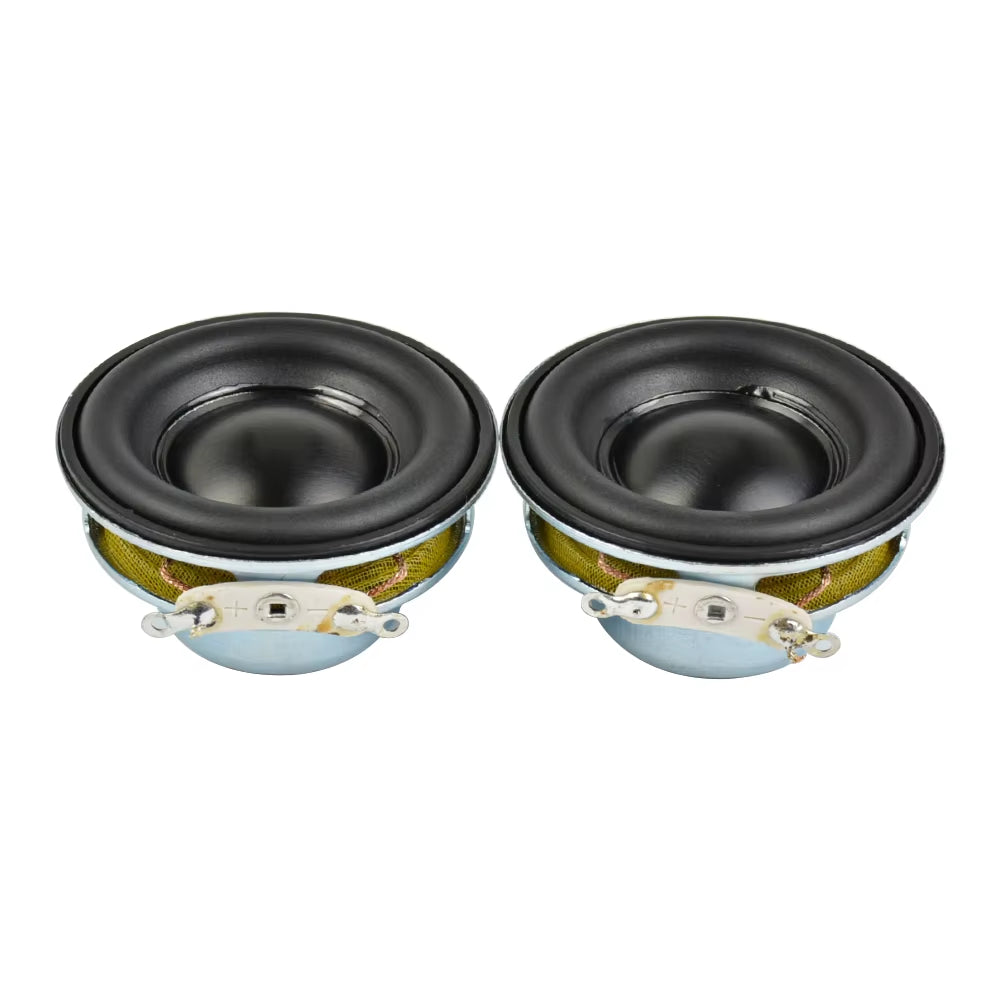 2Pcs 40MM Mini Audio Portable Speakers 16 Core 4 Ohm 5W Full Range Speaker Rubber Side Ndfeb Magnetic Speaker