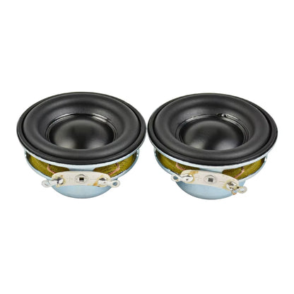 2Pcs 40MM Mini Audio Portable Speakers 16 Core 4 Ohm 5W Full Range Speaker Rubber Side Ndfeb Magnetic Speaker
