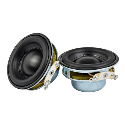 2Pcs 40MM Mini Audio Portable Speakers 16 Core 4 Ohm 5W Full Range Speaker Rubber Side Ndfeb Magnetic Speaker