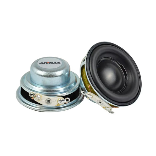2Pcs 40MM Mini Audio Portable Speakers 16 Core 4 Ohm 5W Full Range Speaker Rubber Side Ndfeb Magnetic Speaker